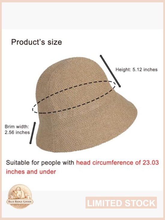 Woven Mesh Bucket Hat Packable Fisherman Hat Adjustable Unisex Outdoor Hiking main image 4